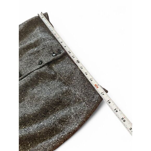 Vintage Talbots Women's Wool Blend Button Down Lined Skirt Size 16 Made In USA - Picture 4 of 10